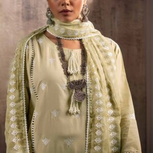 Fancy Lawn 3-Piece Suit – Pastel Lime Green