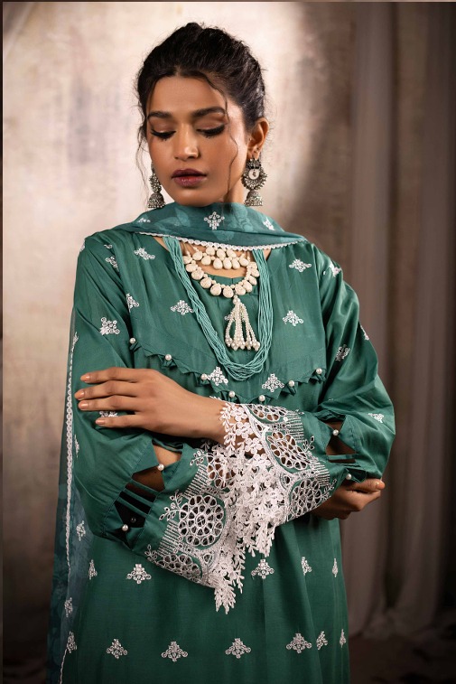 Teal Green-Fancy Suit - Image 2