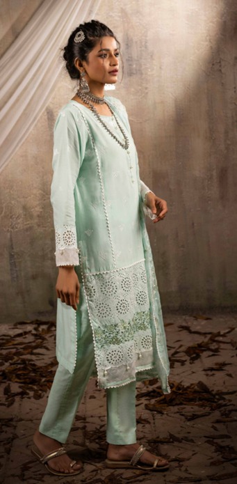 Fancy lawn 3pcs - Image 2