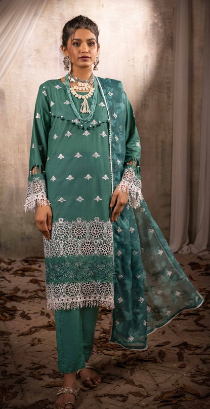 Teal Green-Fancy Suit - Image 4