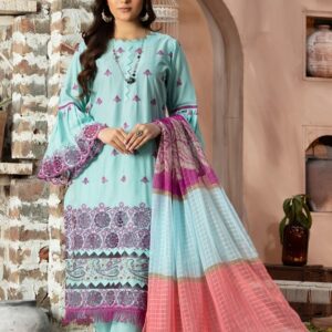Seafood Blue – Embroidered Fancy Suit