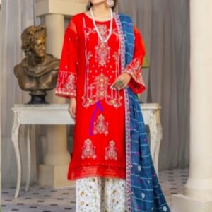 Fancy Embroidered Lawn