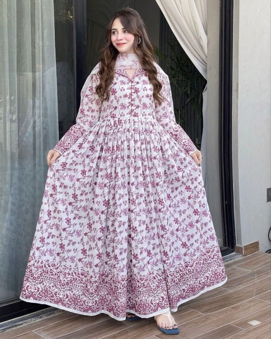 Premium Printed Maxi with Dupatta