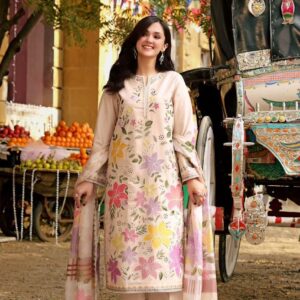 Summer Bloom Luxury Lawn 3-pcs