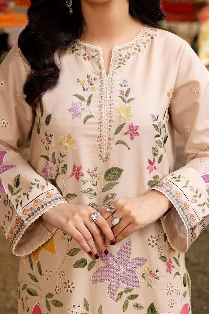 Summer Bloom Luxury Lawn 3-pcs - Image 2