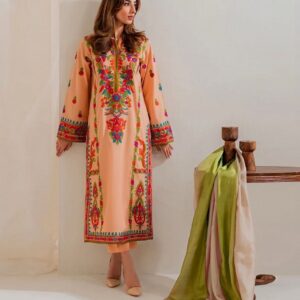 Peach Blossom Embroidered Luxury Suit