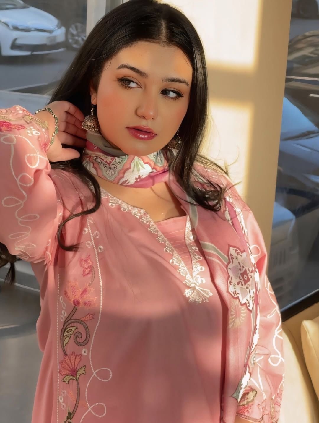 Rosy Grace Embroidered 3-Piece Suit - Image 6